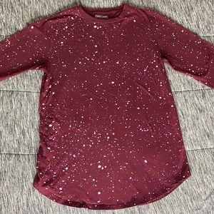 • Carbon Longer Length Spotted Shirt